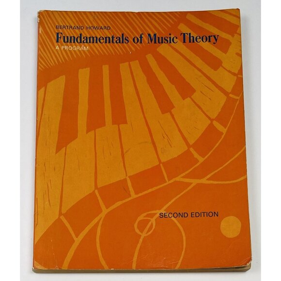 Fundamentals of Music Theory Bertrand Howard 1975 2nd Edition Paperback Records - Picture 1 of 6